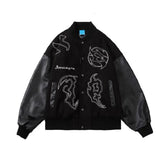 Tribal Embroidered Baseball Jackets